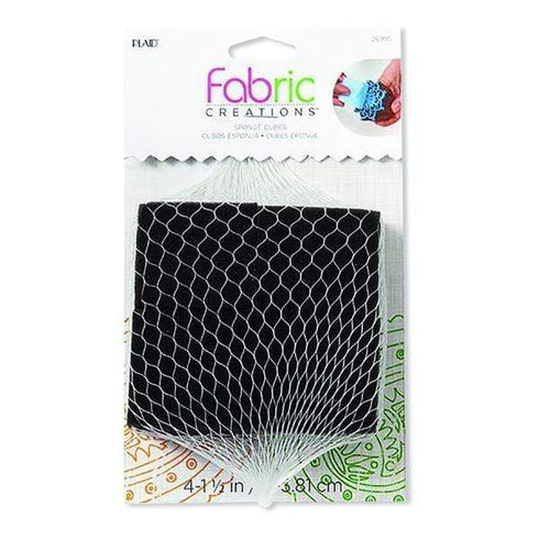 AussieSuperStore Art & Craft Essentials Plaid Fabric Sponge Cubes Plaid Fabric Sponge Cubes | Craft Fabric Creation Sponge  926995